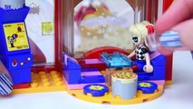 LEGO DC Superhero Girls Harley Quinn to the Rescue Cafe Build Review Silly Play - Kids Toys