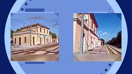 STAZIONE - PRIMA E DOPO - ACQUASPARTA
