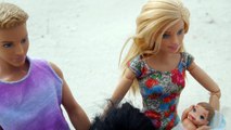 باربي و كين مشوار إلى البحر ألعاب بنات - فلوق مع مايا Barbie at the beach
