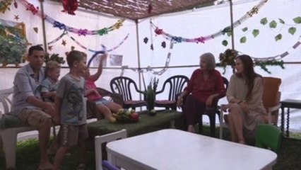 Israel se puebla de cabañas en la fiesta de Sucot o de Los Tabernáculos
