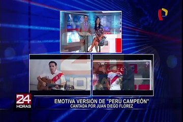 Twitter: Oye a Juan Diego Flórez cantando su versión del ‘Perú Campeón’ [VIDEO]