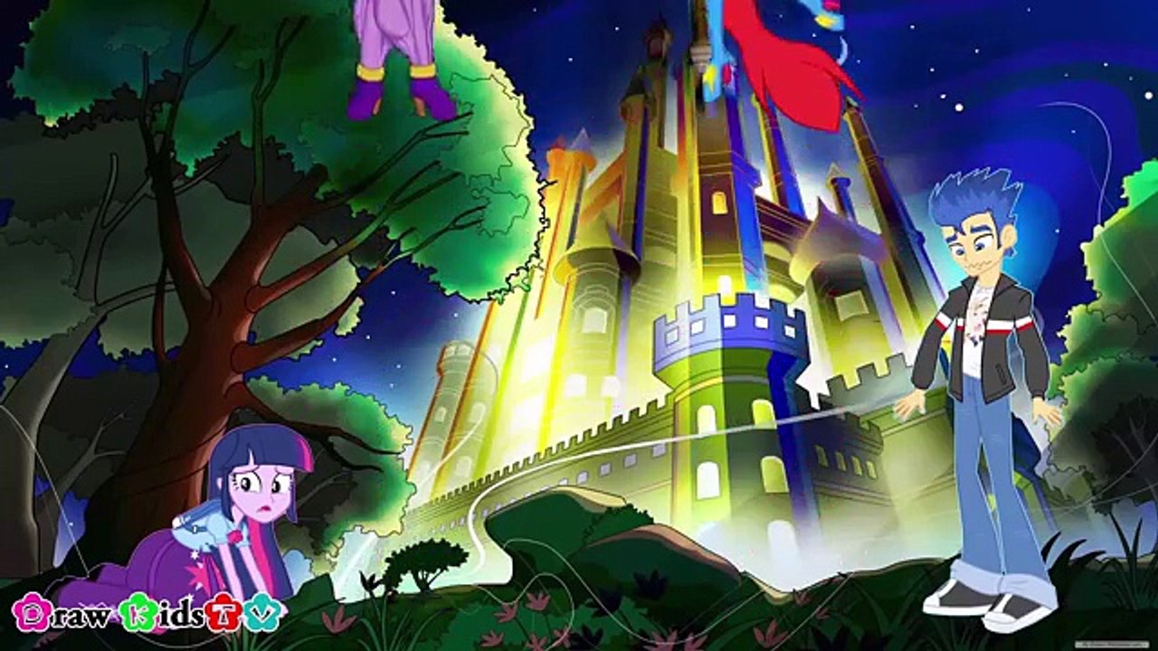 My Little Pony MLP Equestria Girls Transforms with Animation Fight Against Muscular Adagio Dazzle