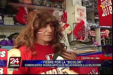 Perú vs Argentina: fiebre bicolor se vive en el centro de Lima