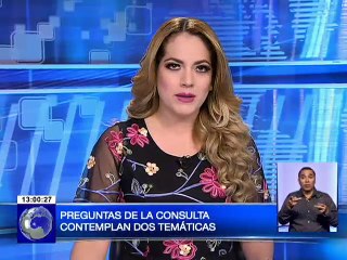 Preguntas Consulta Popular contemplan dos temáticas