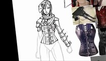Charer Design Episode 1~Female Assassin: Line Art