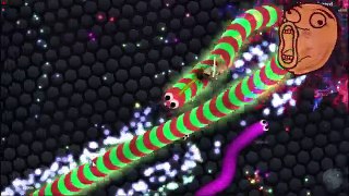 Slither.io - LEGEND WARRIOR SNAKE // THE BIGGEST SNAKE (Funny/Best Moments)