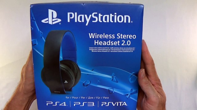 Unboxing Wireless Stereo Headset 2.0 PlayStation