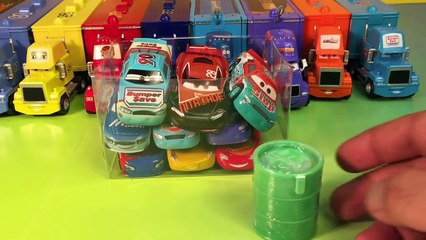 下载视频: Cars 3 racers and haulers lightning mcqueen mack cruz ramirez cal weathers disney pixar ca