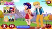Miraculous Ladybug and Frozen Elsa with Their Boyfriends Love Kissing in Paris - Dress Up Games