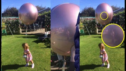 Mãe tira foto da filha e identifica algo assustador na imagem.