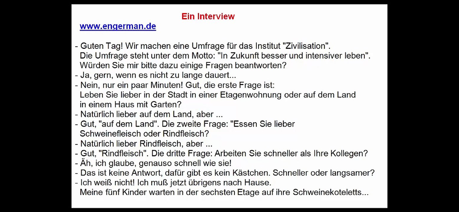 Deutsch lernen mit Dialogen | Learn German with Dialogues #4