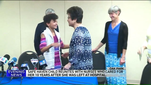 Child Left at Hospital Reunites with Nurses Who Took Care of Her 10 Years Ago