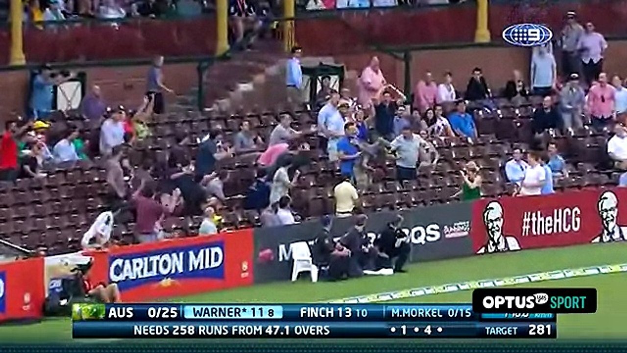 Top 6 Classic Cricket Crowd Catches By Legend Of Fun video Dailymotion