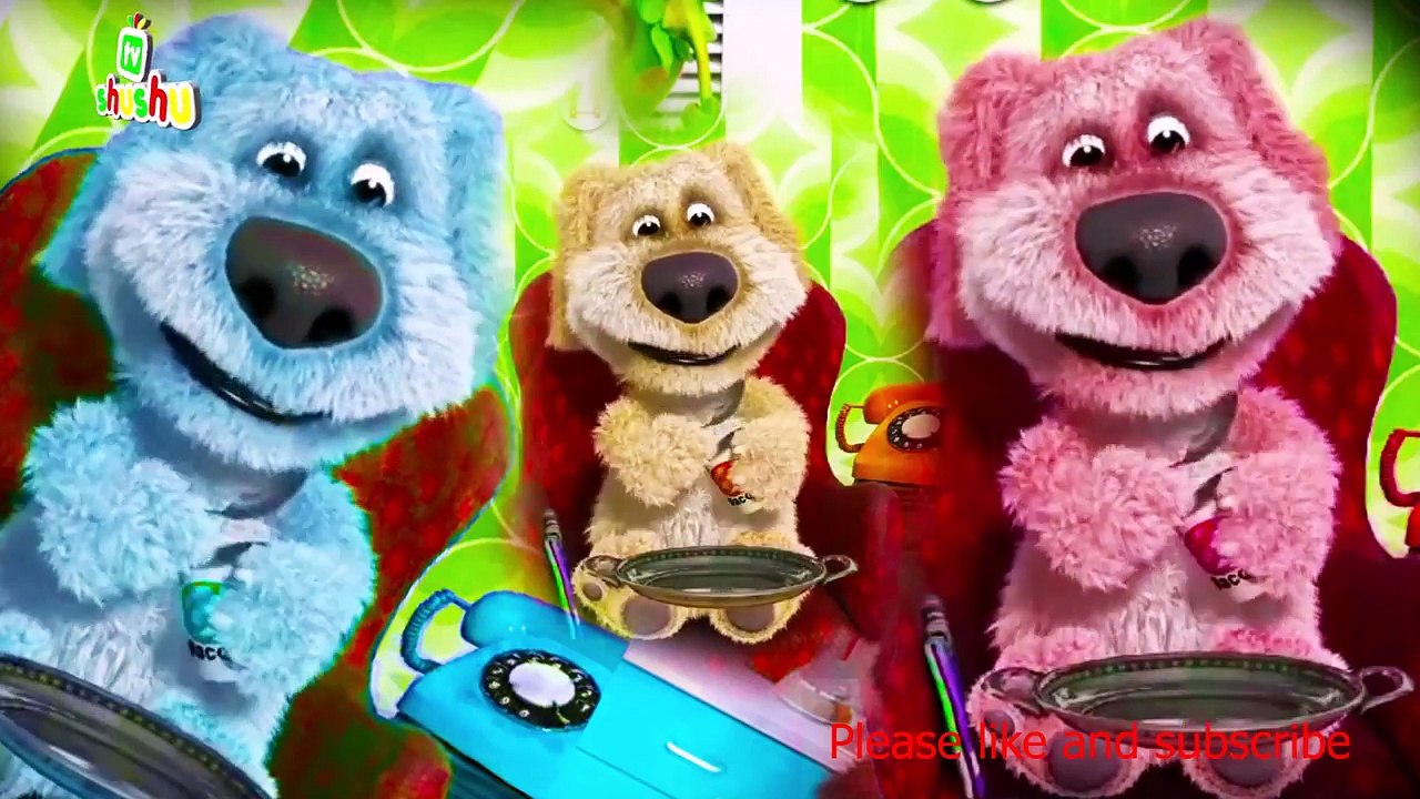 Talking Tom And Friends 2| The Finger Family Song | ShuShu TV Nursery Rhymes