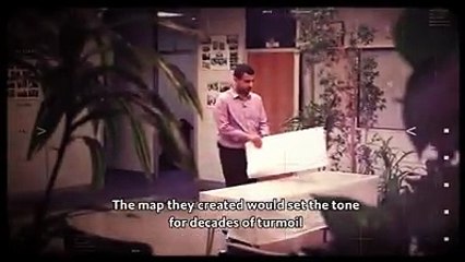 Sykes-Picot map. How middle east/arab world was divided.