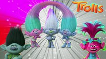 Trolls Movie Coloring Book Branch Poppy Guy Diamond | Coloring Videos for Kids - Awesome Toys TV