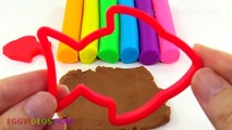 Learn Colors Play Doh PEZ Surprise Toys Microwave Mickey Mouse Clubhouse Kinder Eggs EggVideos.com