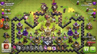 Clash of Clans | Town hall 9 Titan Base 2017 | CoC New Th9 Titan Troll Base [Funny Replays]