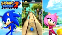 Sonic Dash 2: Sonic Boom (iOS) Sonic & Amy Gameplay
