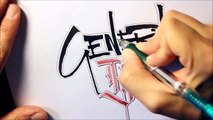 驚異のレタリング アート！ フリーハンドで有名ロゴを描く技術がすごい！！！