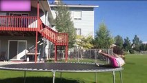 Funny Girls Trampoline Fails