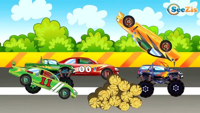 Мультик про Машинки для детей Гоночные Машинки Мультфильмы Авария на Дороге Развивающие видео