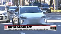 Korea's electric car market grown by nearly four times in just a year