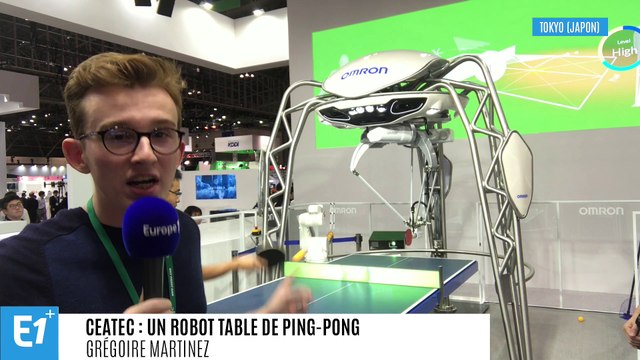 CEATEC : un robot table de ping-pong pour jouer contre la machine