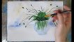 Уроки рисования! Как нарисовать маки/цветы в вазе гуашью! #Dari_Art