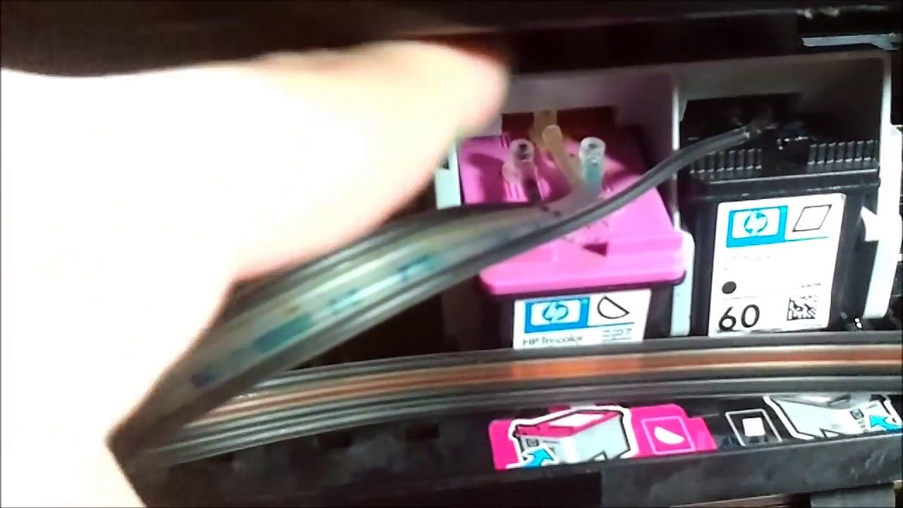 Como instalar un sistema de tinta continua a una HP D110