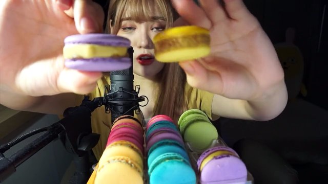 띠미의 엽기적인 병맛 ASMR 마카롱 이팅사운드 [ macaroon eating sound ]