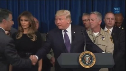 Donald Trump se marcha de Las Vegas sin hablar sobre el control de armas