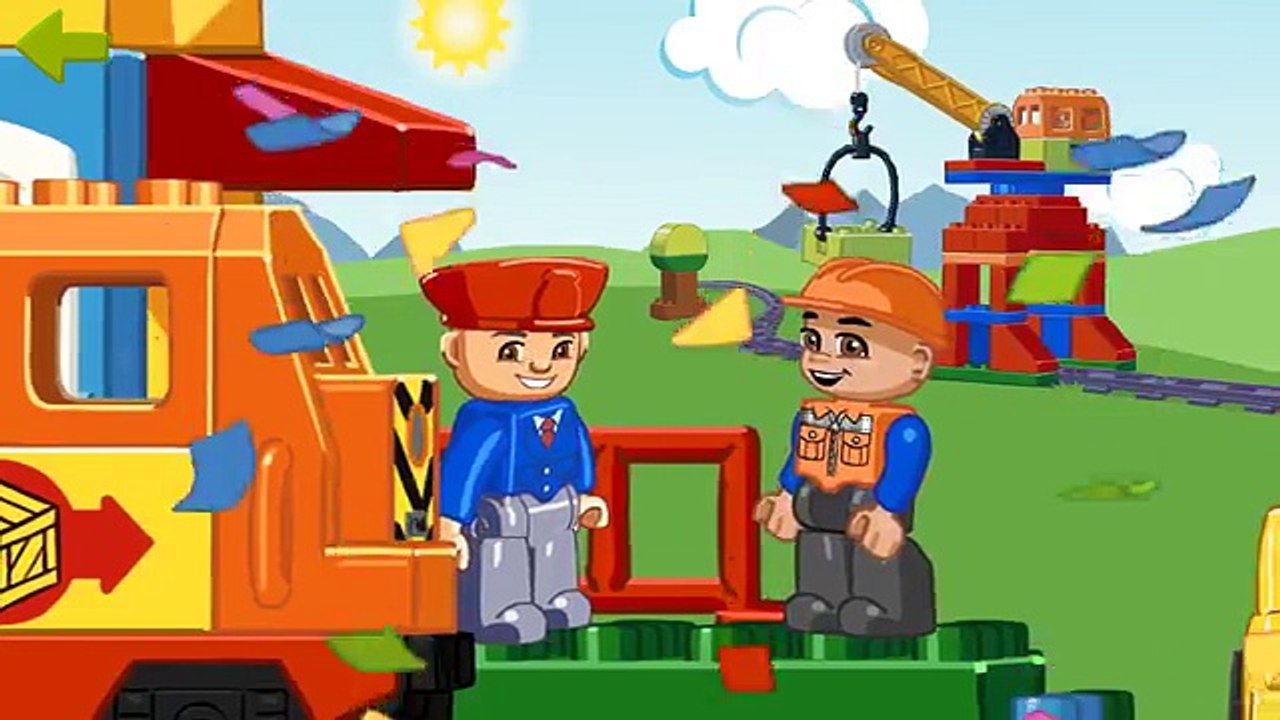 Lego Duplo Trains | Lego Duplo Cartoon Trains Game For Toddler!