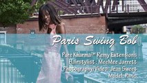 Paris Swing Bob - How To Weave Human Hair Extensions With Trendy Swing Bob Haircut