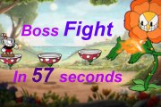 How to fight the boss in 57 seconds (Cuphead)