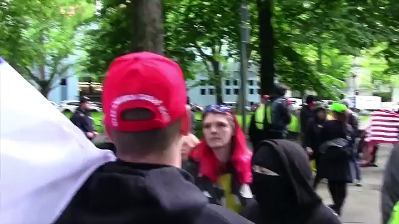 AMERICA vs ANTIFA GETTING KNOCKED OUT AND OWNED
