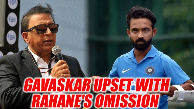 India vs Australia T20I: Sunil Gavaskar surprised at Ajinkya Rahane's exclusion | Oneindia News