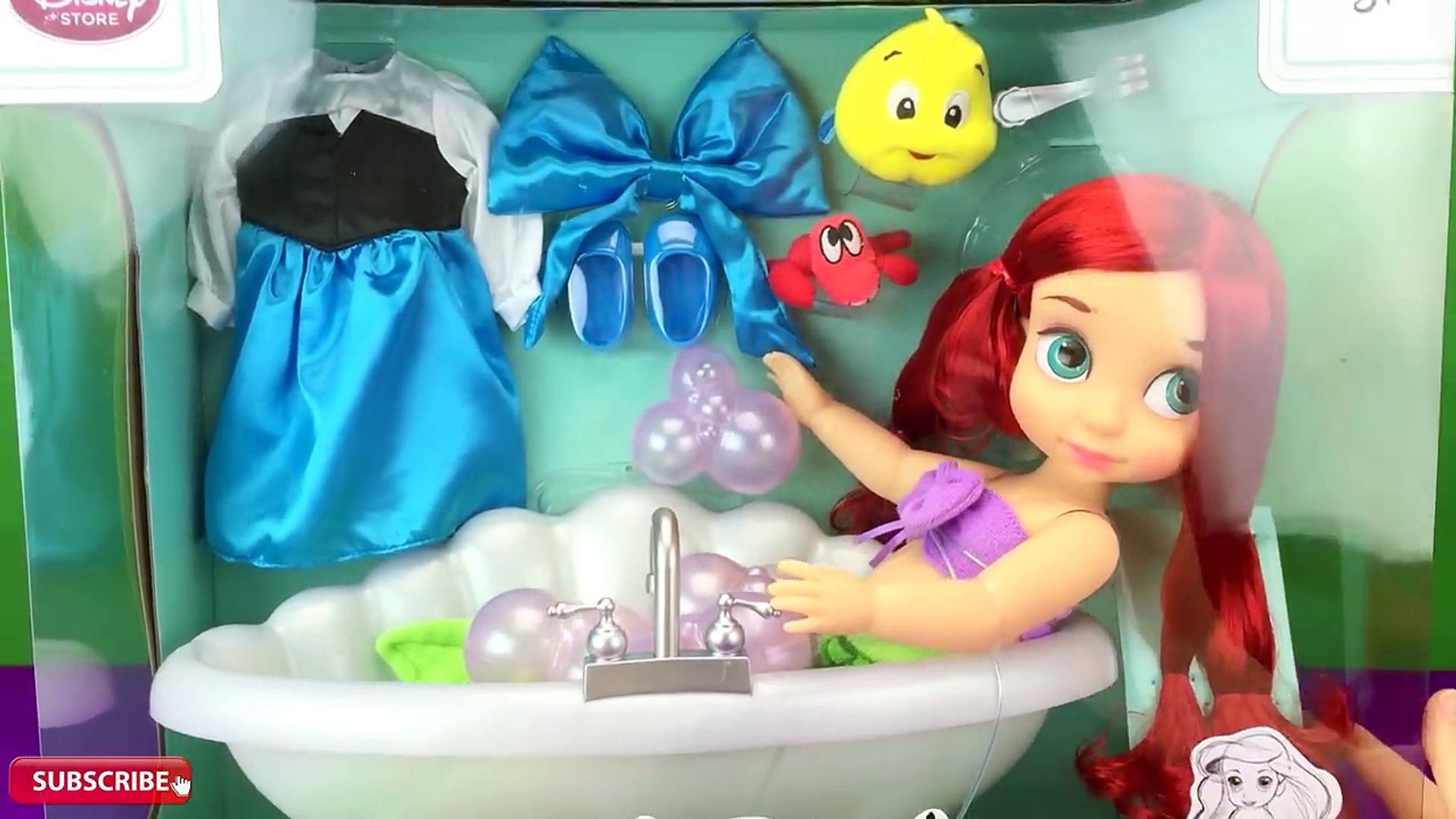 Little Mermaid Princess Ariel Disney Animators Deluxe Gift Set Doll Toy Fun  Fory - Vidéo Dailymotion