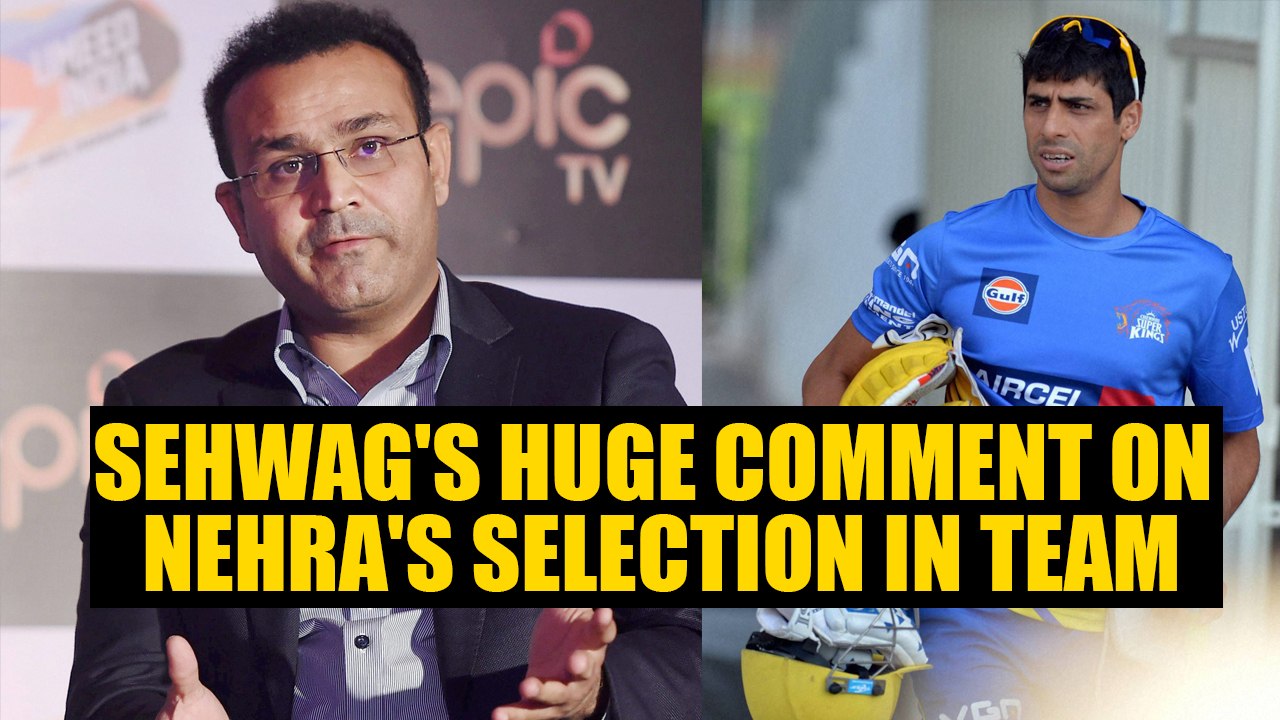 India vs Australia T20I : Virender Sehwag reacts on Ashish Nehra's inclusion | Oneindia News