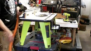 3 of 3, Ryobi Universal Table & Router Setup - About the Router