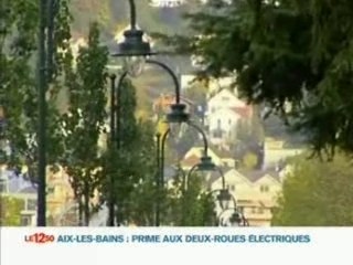 Aix les Bains - Prime aux deux-roues électriques