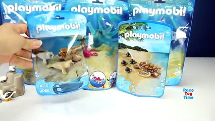 PLAYMOBIL Sea Animals Figures Toy Sets - Animal Toys For Kids