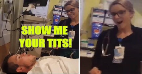 Dude High Off His Anesthesia Only Has One Thing On His Mind