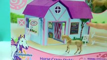 Stablemates Haul! 2017 New Breyer Horses, English, Western Playset, Horse Crazy Barn
