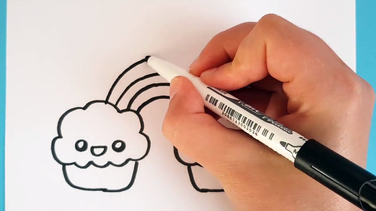 COMMENT DESSINER DES CUPCAKES ARC-EN-CIEL-WRTE-mZxvDU