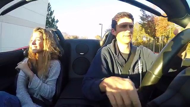 Teaching High School Girl To Drive Stick Shift Manual Dodge Viper!