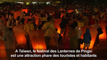 Taïwan: le festival des lanternes, un symbole de paix