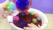 HUGE Baby Bottle Full of SLIME! Homemade Rainbow Slime Surprise Toys Capsules Doctor Squish