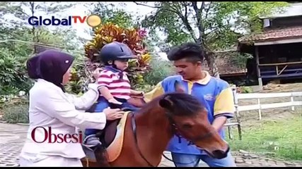 Keponakan Syahrini Hobi Berkuda