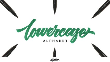 Hand Lettering Tutorial for Beginners | Lowercase Alphabet